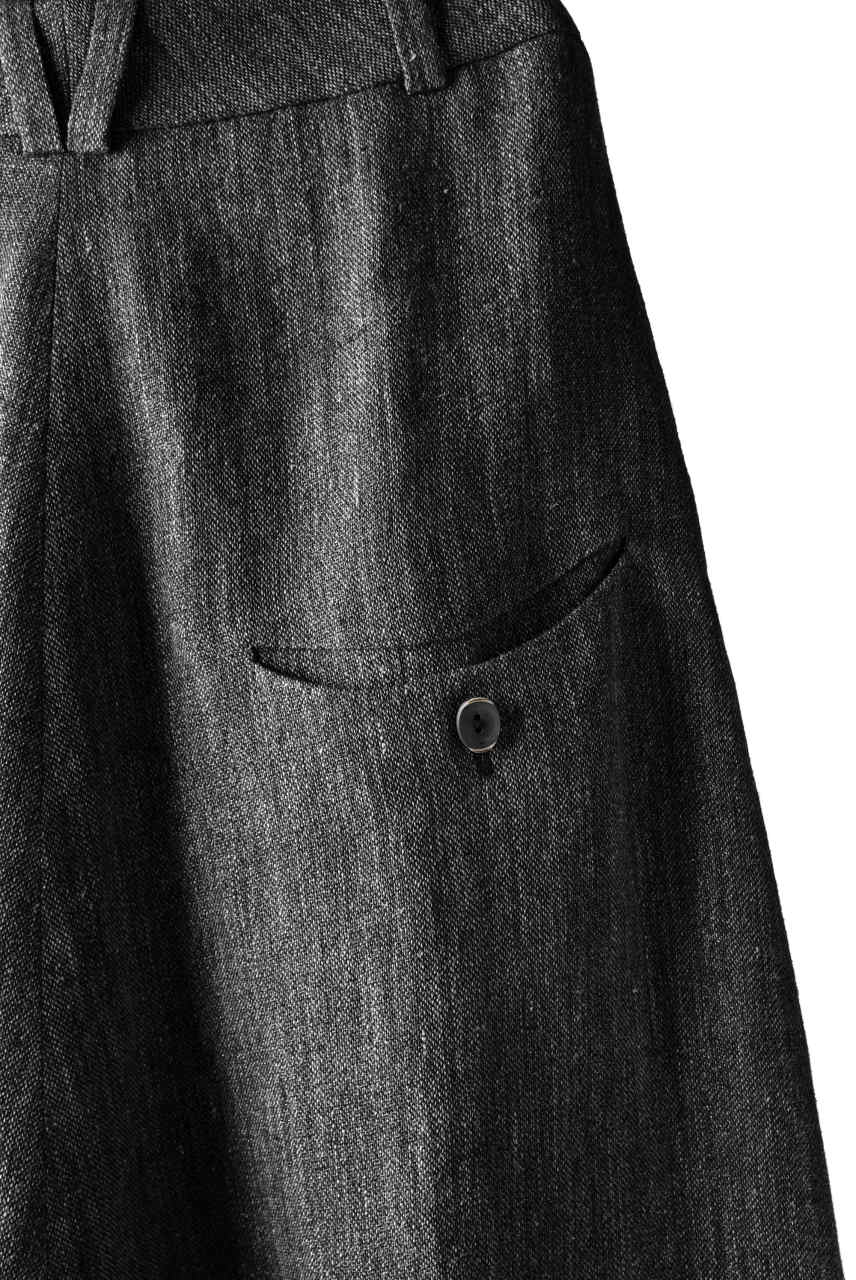 Load image into Gallery viewer, SOSNOVSKA SACKCLOTH SHORTENED PANTS (GREY)