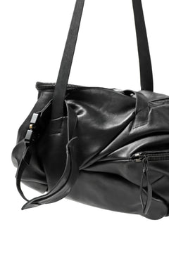 画像をギャラリービューアに読み込む, LEON EMANUEL BLANCK exclusive DISTORTION SMALL WEEKENDER BAG / GUIDI OILED HORSE LEATHER (BLACK)