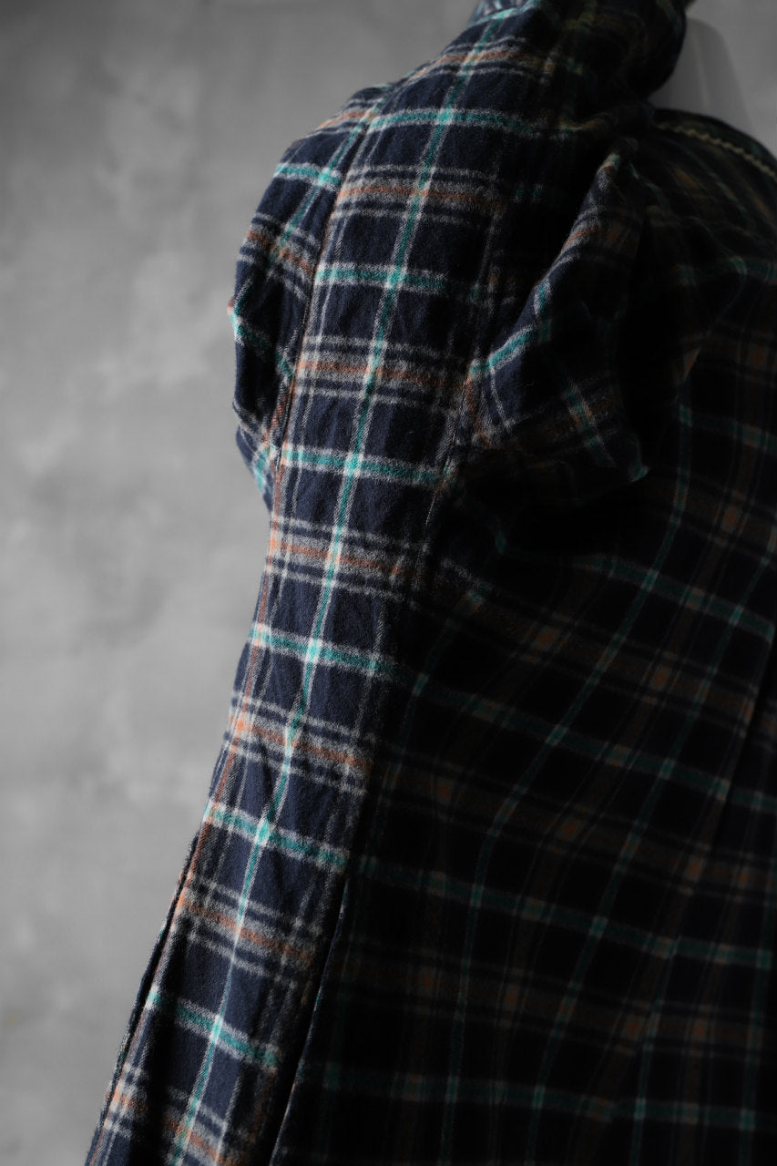 daska "JOHAN" plaid shirt / flannel (sumi dyed check)