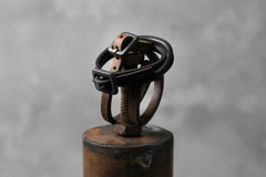 Load image into Gallery viewer, Chörds; D.2. BRACELET / HORSE BUTT LEATHER (BLACK)