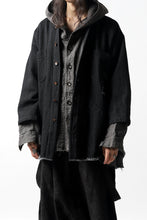 Load image into Gallery viewer, A.F ARTEFACT exclusive ENGINEER SHIRT-JKT / LOW COUNT DENIM (BLACK)