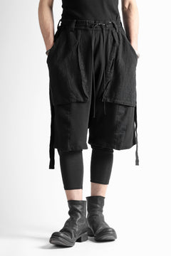 Load image into Gallery viewer, A.F ARTEFACT SWITCHING SHORTS / COMBI FABRIC (BLACK)