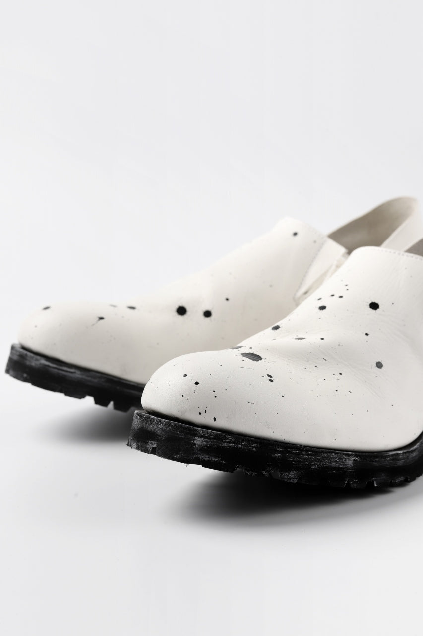 画像をギャラリービューアに読み込む, Portaille exclusive PL5 VB Slipon Shoes / Oiled Steer handpainted (WHITE)