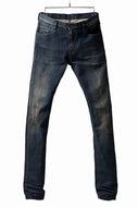 ISAMU KATAYAMA BACKLASH SKINNY DENIM PANTS / EXTREME STRETCH DIRTY (INDIGO)