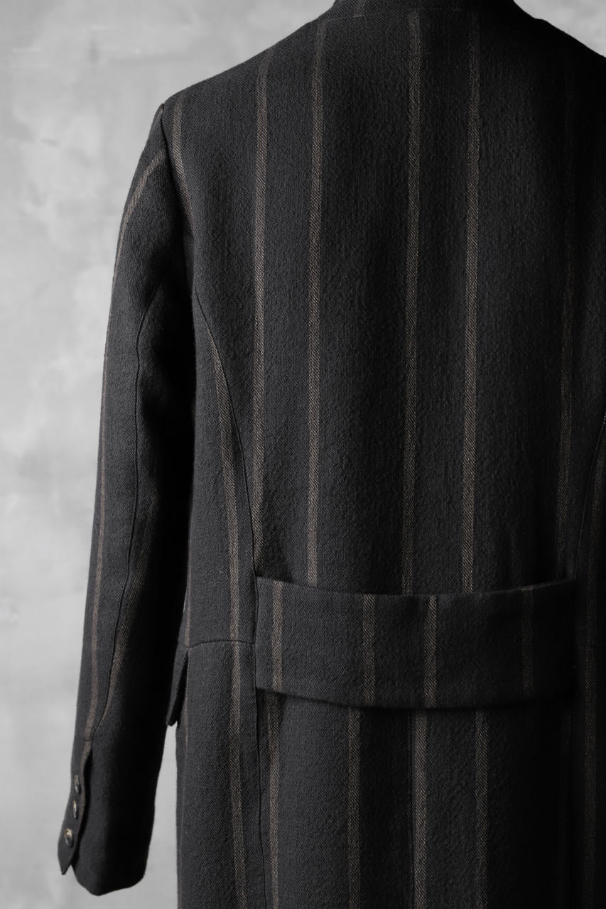 Aleksandr Manamis Double Breasted Stripe Coat