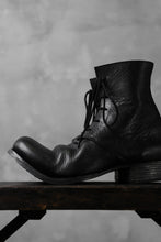 Load image into Gallery viewer, Portaille exclusive PL20 Laced Zip Boots (RUBBED COW TCG / BLACK)