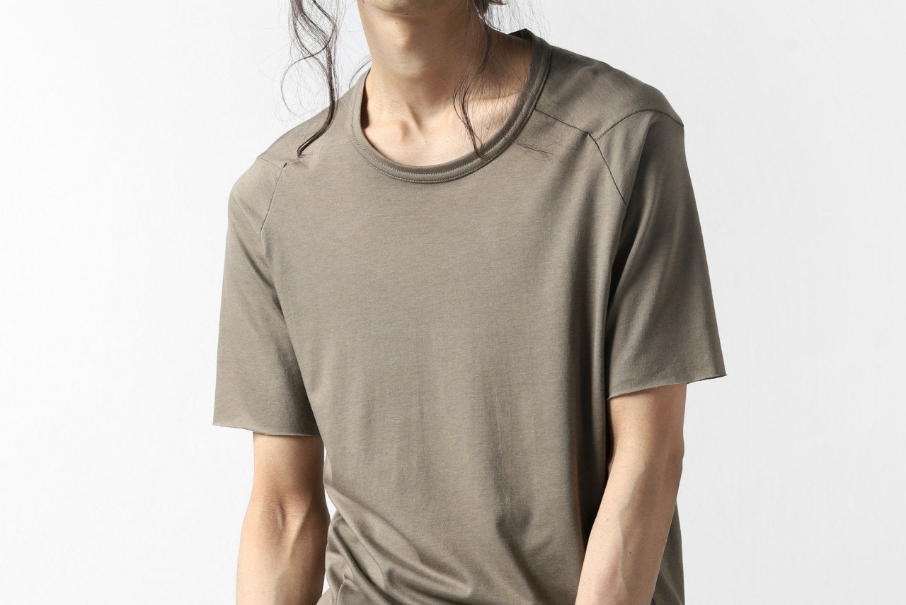 A.F ARTEFACT MULTI PANELED T-SHIRT / L.JERSEY (BEIGE)