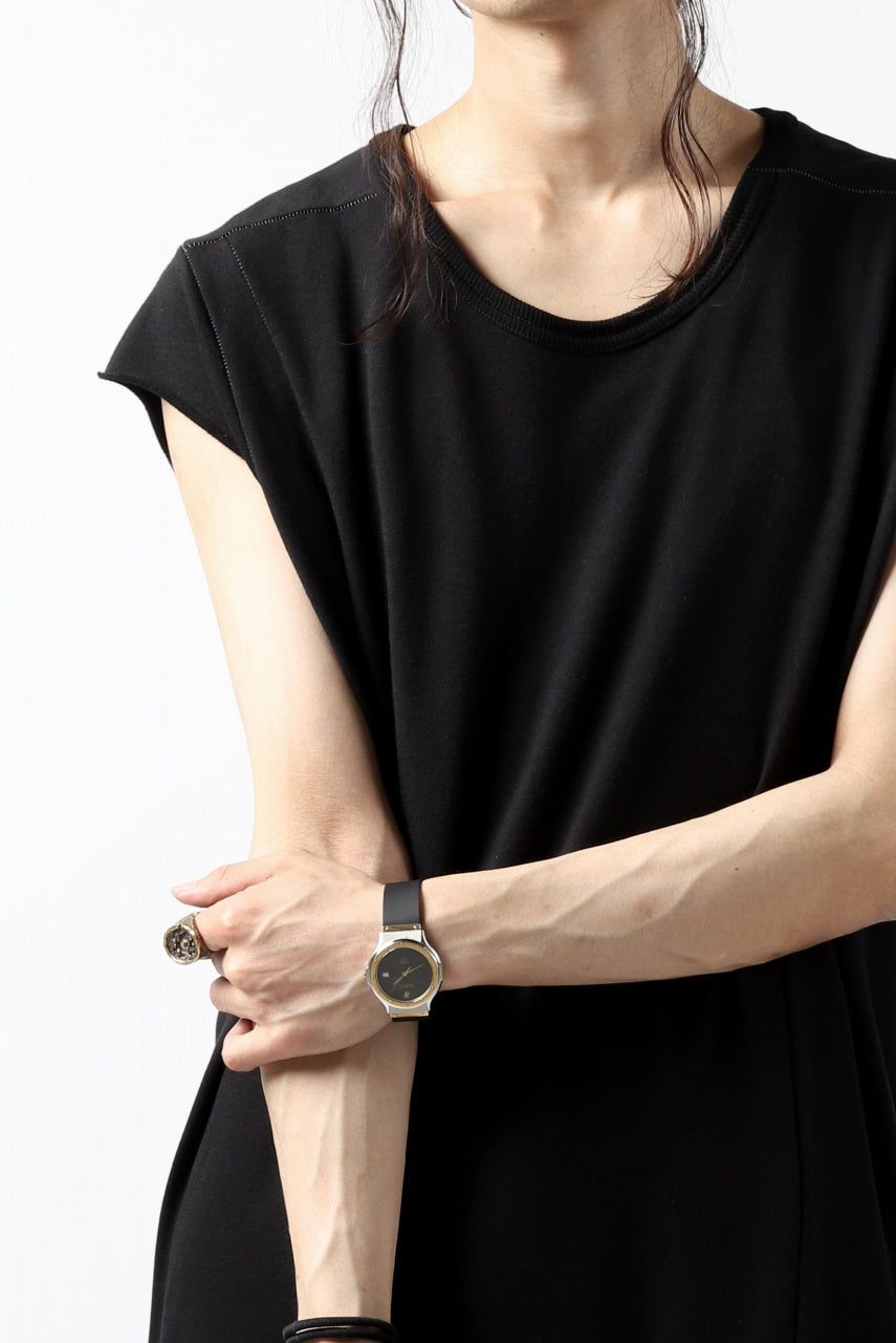 A.F ARTEFACT FRENCH-TERRY LONG TOPS (BLACK)