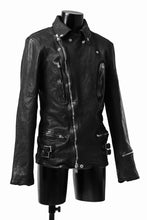 画像をギャラリービューアに読み込む, ISAMU KATAYAMA BACKLASH exclusive DOUBLE RIDERS JACKET / JP-CALF GARMENT WASHED (BLACK)