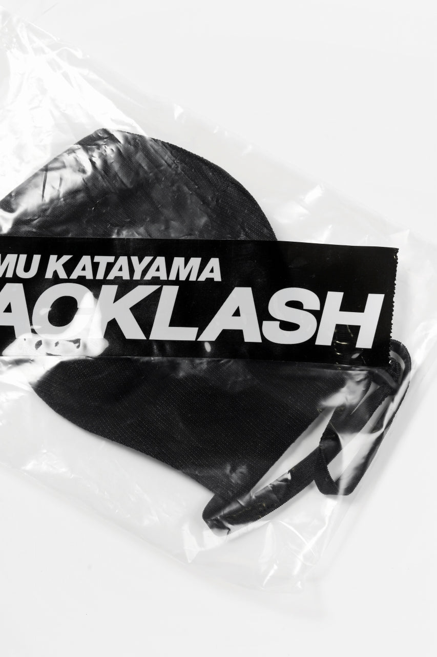 ISAMU KATAYAMA BACKLASH KNOT WAIST WIDE PANTS / COTTON LINEN (BLACK)