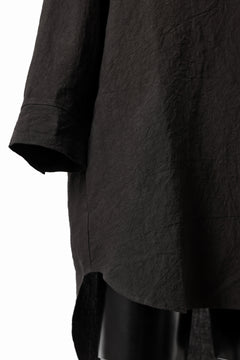 Load image into Gallery viewer, ISAMU KATAYAMA BACKLASH SKIPPER SHIRT / SOFT LINEN (BLACK)