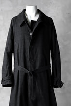 Load image into Gallery viewer, KLASICA DARK CHECK FR-US&#39;40 COAT / WASH OUT MIX WEAVE (DARK CHECK)