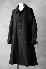 Load image into Gallery viewer, KLASICA DARK CHECK FR-US&#39;40 COAT / WASH OUT MIX WEAVE (DARK CHECK)