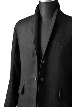 画像をギャラリービューアに読み込む, SOSNOVSKA WILD LINEN JACKET (BLACK)