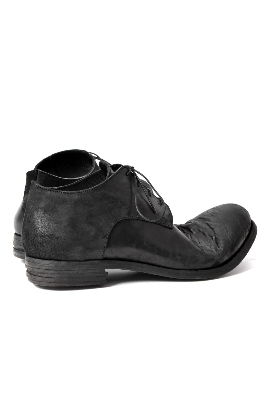 prtl x 4R4s exclusive derby shoes / Cordovan Full grain "No3-5" (BLACK)