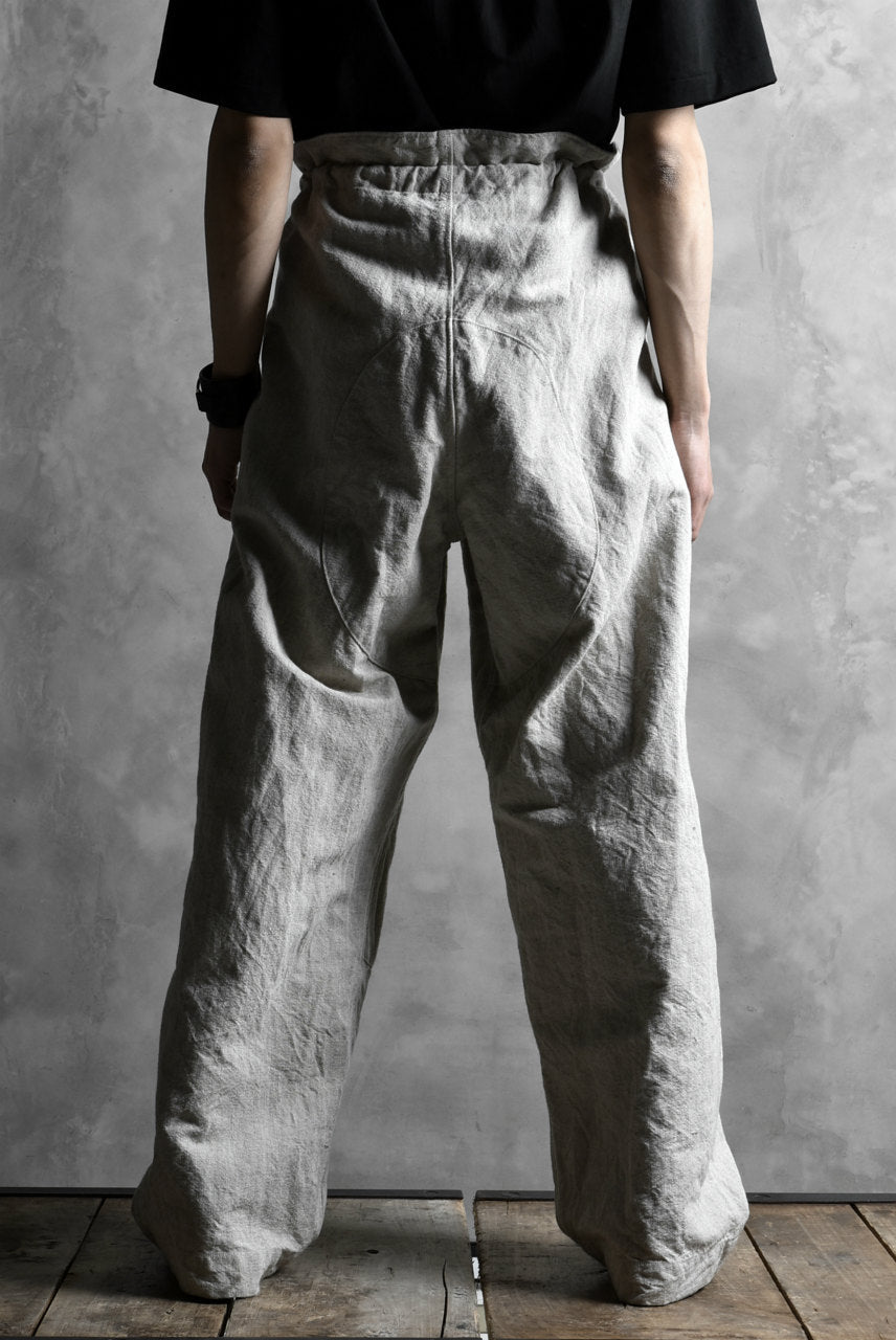 sus-sous natural wide trousers MK-1 / L56/C44 made with oyagi (NATURAL)
