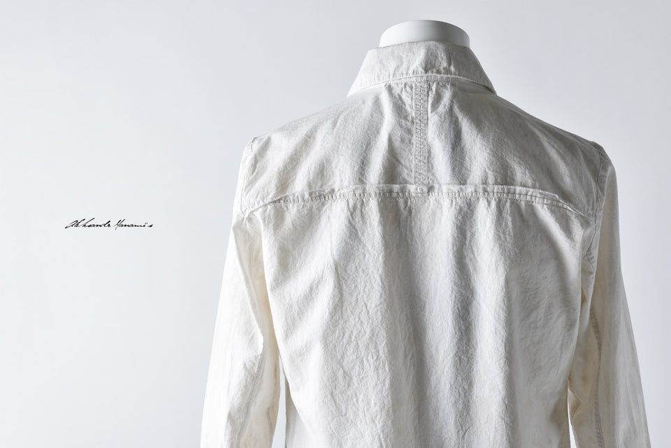 画像をギャラリービューアに読み込む, Aleksandr Manamis LAYERED PLACKET SHIRT / Tea Stain Dyed