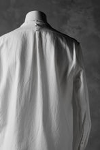 画像をギャラリービューアに読み込む, sus-sous band collar shirt #HOKKOH / C100 3/2 OX (WHITE)