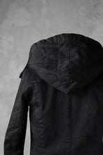 Load image into Gallery viewer, A.F ARTEFACT MILITARY JACKET / BLACK DENIM + BOA LINER