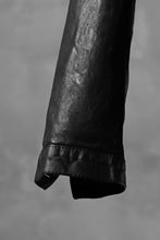 Load image into Gallery viewer, ISAMU KATAYAMA BACKLASH exclusive LEATHER SHIRT / ITALY SHOULDER 0.6mm (BLACK)
