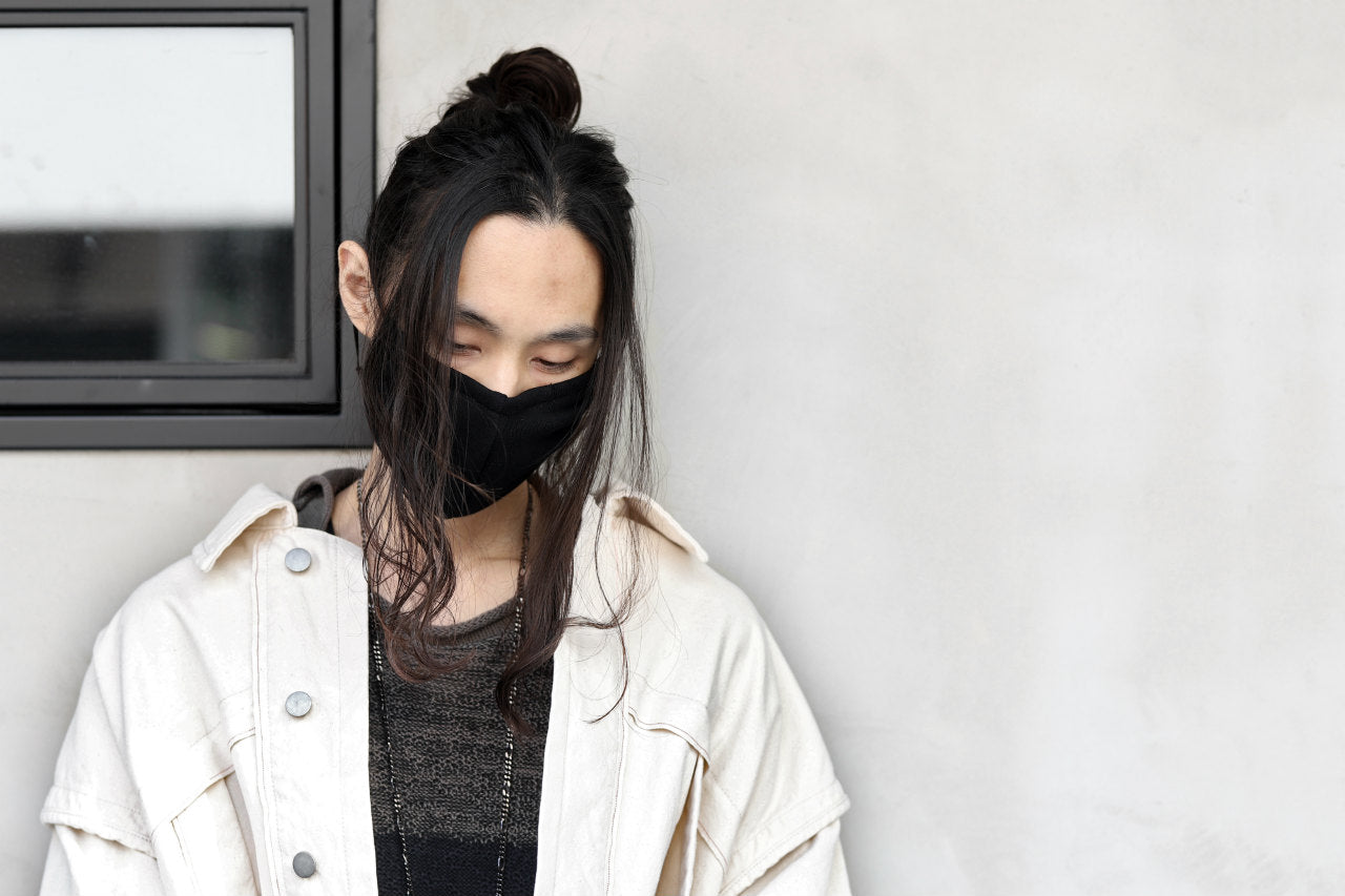 A.F ARTEFACT exclusive COVERED FACE MASK (PLAIN STITCH)