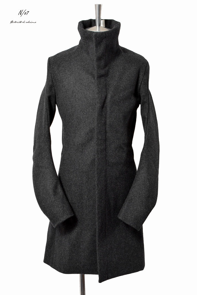 N/07 premium woolyarn cashmere coat (GREY)の商品ページ