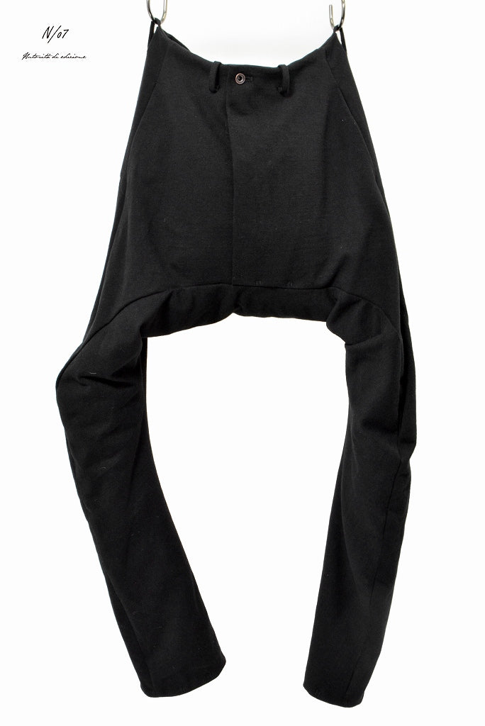 N/07　midium jersey sarrouel pants  " sensim " (BLACK)