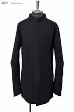 Load image into Gallery viewer, N/07 full　the wool middle shirt &quot;munditiei&quot; (BLACK)