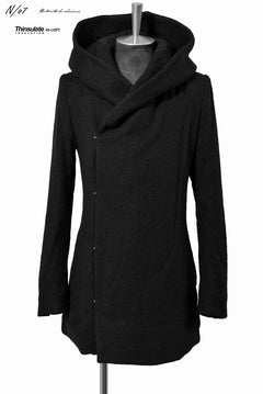 画像をギャラリービューアに読み込む, N/07 &quot;tukang sulap&quot; [wool filling | Thinsulate Hi-Loft hooded coat] (BLACK)