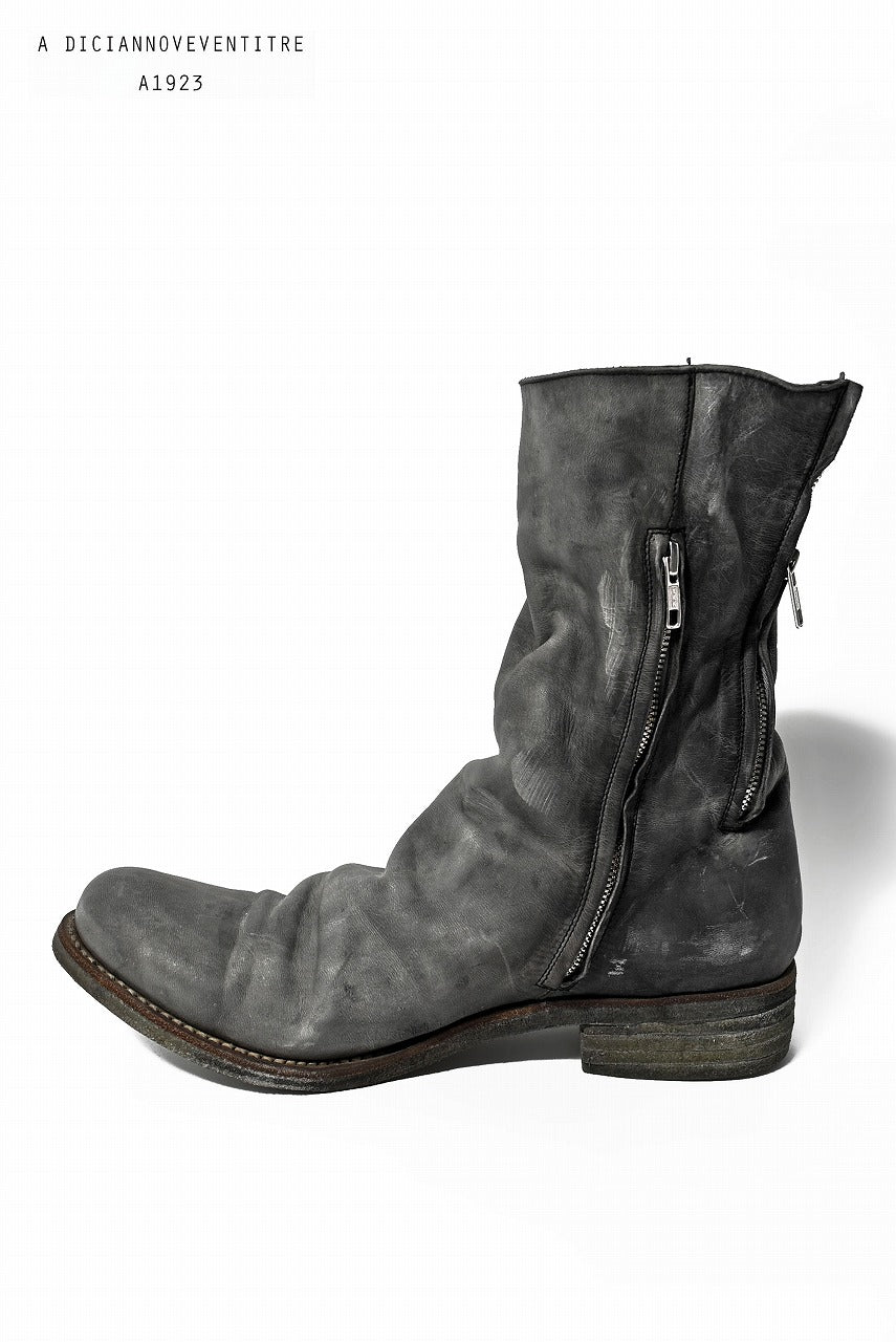 A DICIANNOVEVENTITRE A1923 DoubleFastner Boot Horse Oiled ST-3