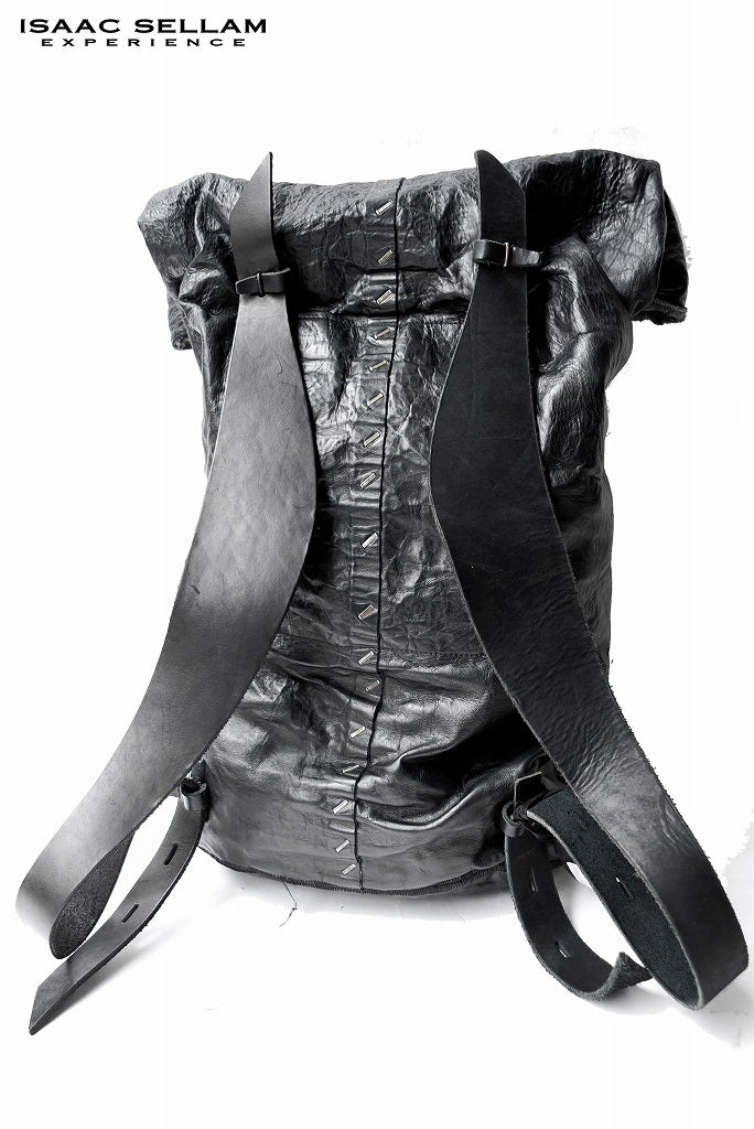 ISAAC SELLAM ”Barda Amnesiqe” calfskin backpack (PLOMB)の商品 ...