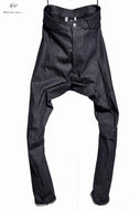 N/07 Spandex-denim stretch dropslim sarrouel pant (INDIGO)