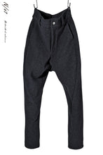 画像をギャラリービューアに読み込む, N/07 CURVE JODHPUR PANT / CASHMERE KNIT MELTON (CHARCOAL)