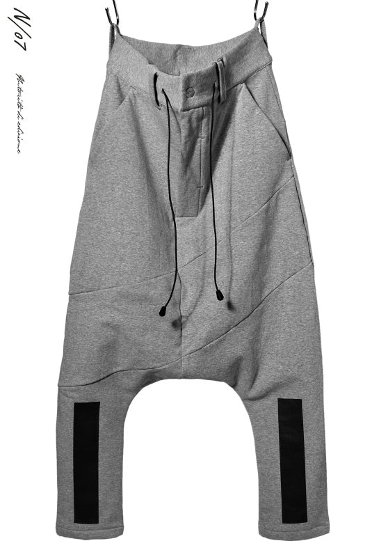 N/07 RUBBERIZED SARROUEL PANT / HYPER STRETCH SWEAT (GREY)の商品