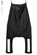 N/07 RUBBERIZED SARROUEL PANT / HYPER STRETCH SWEAT (BLACK)