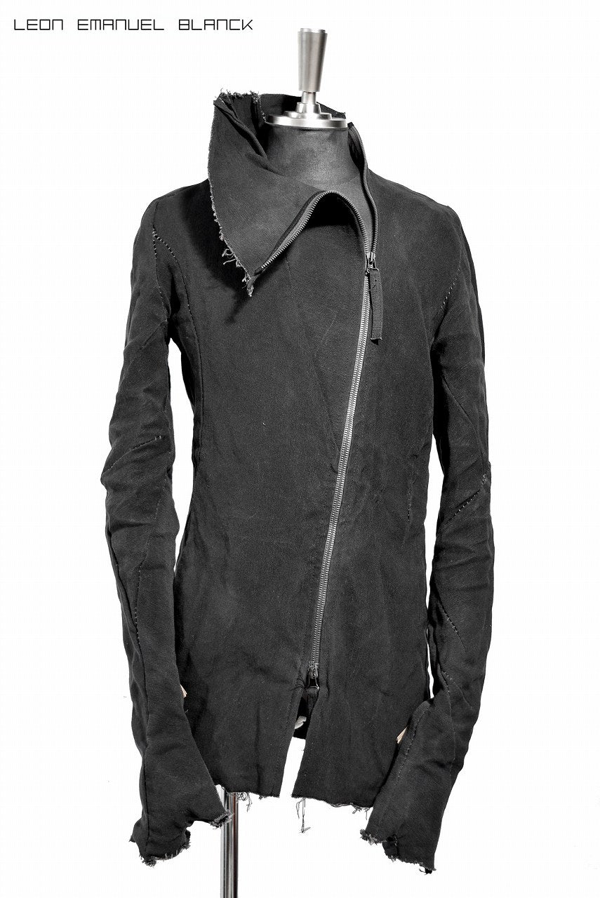 LEON EMANUEL BLANCK DISTORTION JACKET / BAMBOOLINEN (GRAY)