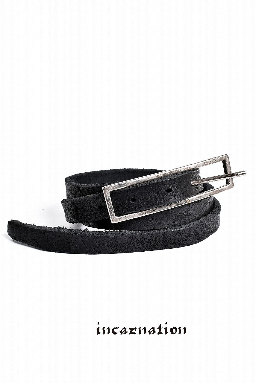 Load image into Gallery viewer, incarnation BUFFALO DOUBLE BEND BELT 0.75&#39; LONG BUCKLE