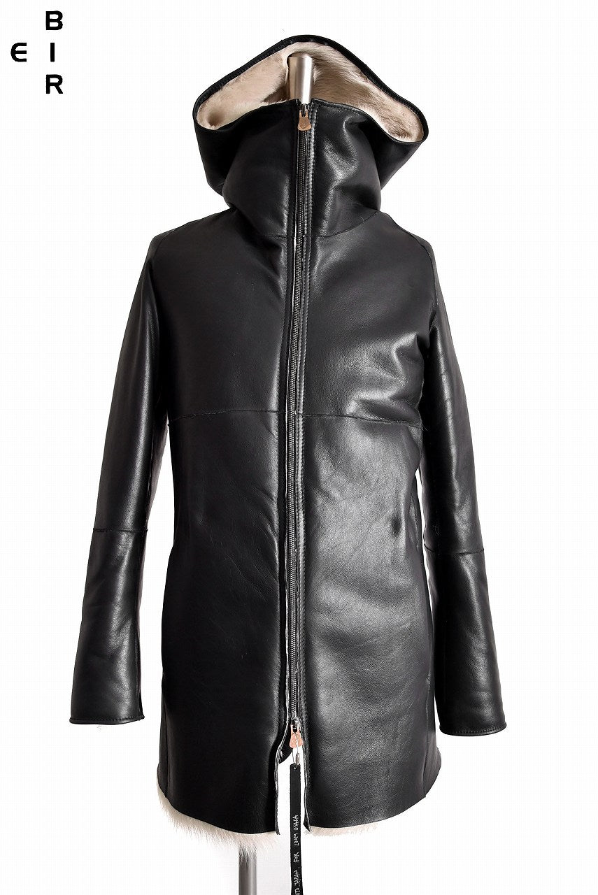 ierib exclusive TOSCANA BABY MOUTON FUR COAT (BLACK)の商品ページ
