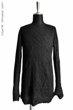 Load image into Gallery viewer, LEON EMANUEL BLANCK DISTORTION GLOVED SWEATER / DOUBLEFACE JERSEY (BLACK)