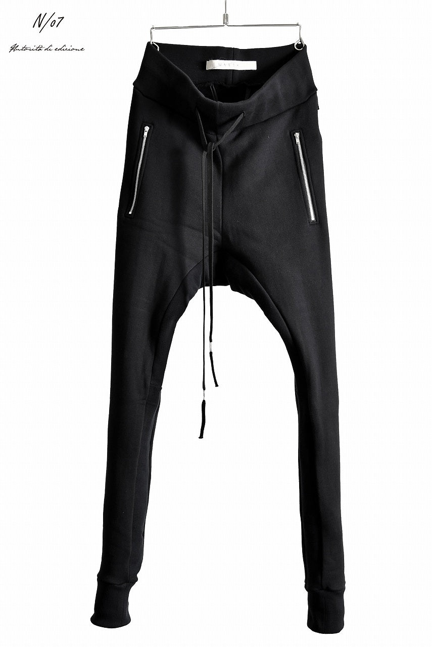 N/07  "MAUSK Detail" Jogger Pants -With Super Skinny- (BLACK)