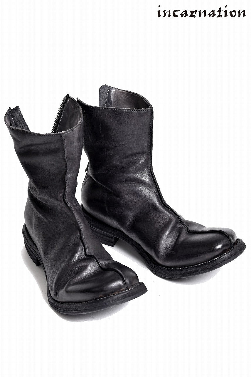 incarnation Calf Leather Back Zip Center Seam Lined Boots