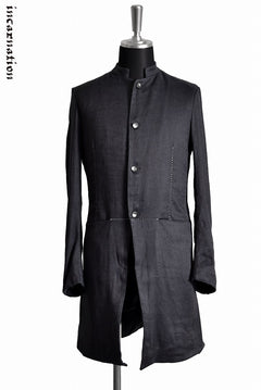 Incarnation Washed Leather Jacket in Black for Men