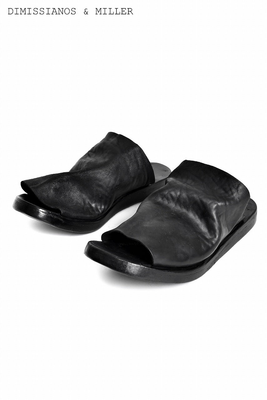 DIMISSIANOS & MILLER Mule Sandals (BLACK)