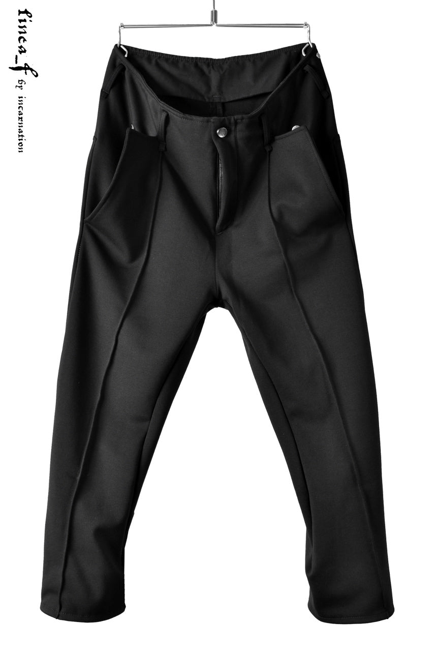 Load image into Gallery viewer, LINEA_F by incarnation OVER LOCKED SIDE FLAP FRONT POCKET CROPPED PANTS