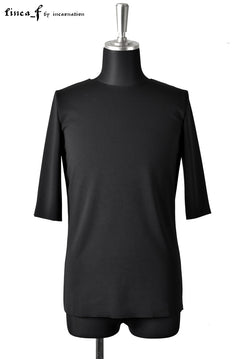 Load image into Gallery viewer, LINEA_F by incarnation OVER LOCKED SHORT SLEEVE CUT &amp; SEWN