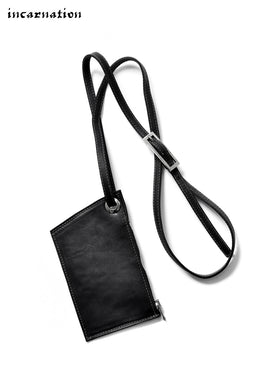 incarnation HORSE LEATHER POUCH WITH STRAP SMALL