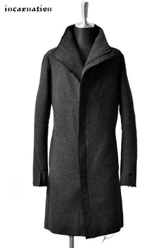 Load image into Gallery viewer, incarnation WOOL DOUBLEFACE HIGHNECK COAT