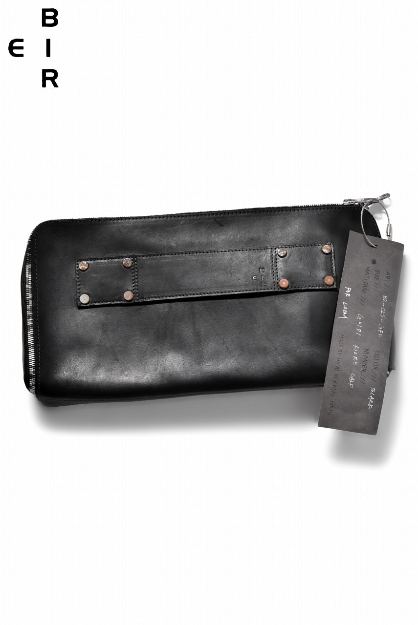 Load image into Gallery viewer, ierib onepiece clutch-bag / GUIDI fiore calf (BLACK)
