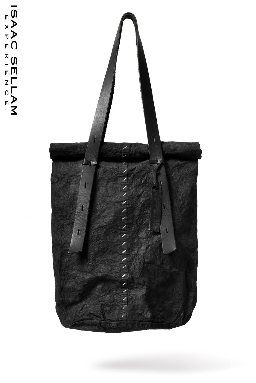 Load image into Gallery viewer, ISAAC SELLAM EXPERIENCE 2WAY FLANEUR. FORM. / TOTE BAG (NOIR)