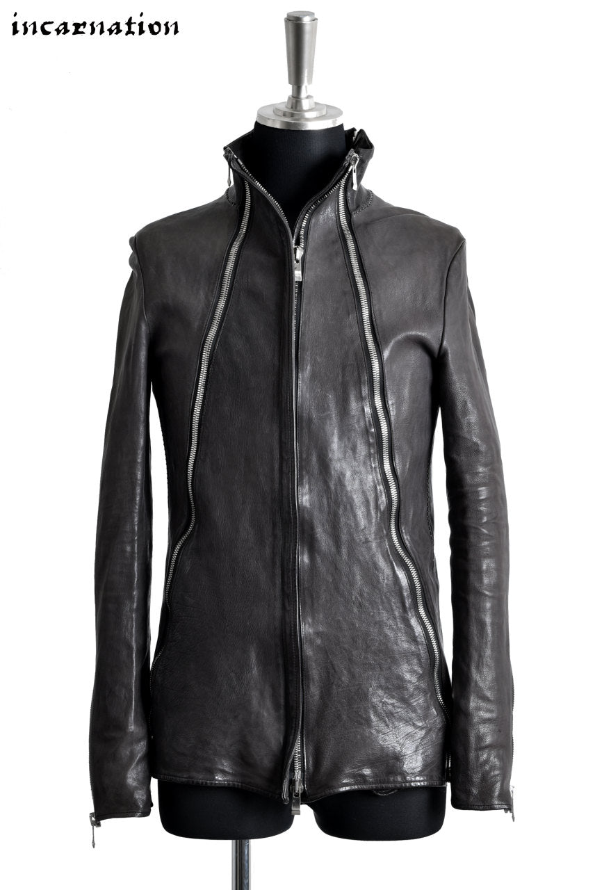 Load image into Gallery viewer, incarnation ZIPPER- SEAM JACKET / BABY CALF